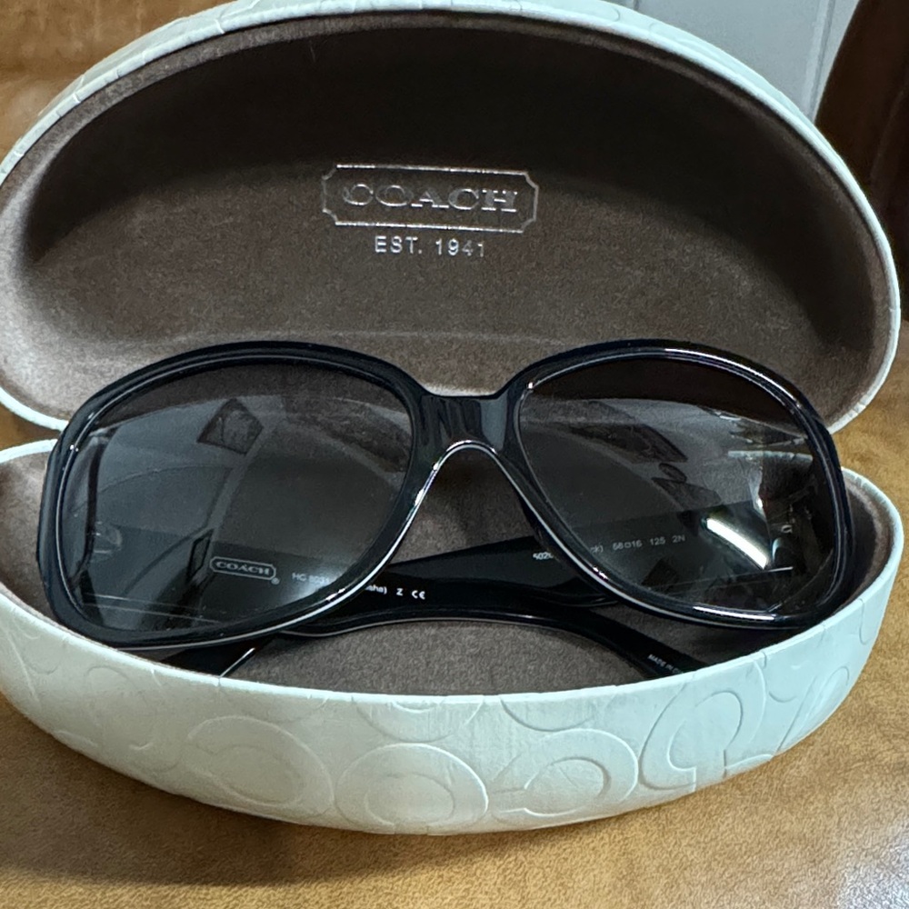 Coach Black Sunglasses with Case